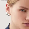 Mankiet uszy mankiet uszy francuskie minimalistyczne modne metalowe metalowe kolczyki i klipsy do uszu odpowiednie do damskiej lekki luksusowy projekt biżuterii Trend biżuterii Y240326