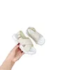 Designer enfants sandales filles d'été lettre chaussures imprimées sandales enfants antidérapant fond souple chaussures de sport en plein air EUR26-35 Z7347