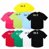 Gömlek Tişörtü Tasarımcı Tişörtlü Erkek Kadın Moda Pamuk Malzemeleri 260g Palmiye Tarzı Büyük Harfler Baskı Çiftleri T Shirt Toptan Fiyat