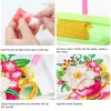 Stitch New Diy 12 PCS gratulationskort Diamond Målning Butterfly Flowers Blessing Cards For Women Födelsedagskort Tack kort