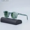Okulary przeciwsłoneczne Cary Grant Sun Sunglasses Women Luksusowe marka projektantki okularów przeciwsłonecznych Mężczyznę dla kobiet Wysokiej jakości okulary przeciwsłoneczne prawdziwe soczewki szklane L240322