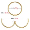 Accessories 12PCS Polished Rust Proof Metal Circular Shower Curtain Ring Decorative Shower Curtain Hooks for Bathroom Shower Rod