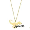 Pendentif Colliers En Acier Inoxydable Tyrannosaurus Rex Collier Enfants Cadeau Dinosaure Bijoux Pour Lui Drop Livraison Pendentifs Otvwz