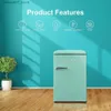 Refrigerators Freezers Retro compact refrigerant mini refrigerator with single door adjustable mechanical thermostat with cooler green 2.5 Cu feet Q240326