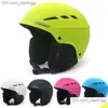 Casques de cyclisme Casque de ski Hommes Femmes Parent Enfants Fl Équipement de snowboard professionnel Sports de neige dure Tête Équipement de protection Drop Delive Ot5H0