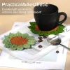 Knitting LMDZ Crochet Kit for Beginners Coasters Beginners Crochet Start Kit Complete Knitting Crochet Supplies with Hooks Soft Yarn