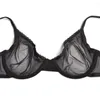 Bras Vgplay Hollow Mesh Women Bra Sexy See Through Transparent Underwear And Panty Lace Straps Fashion For