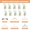 Hangers 10pcs Clothes Hanger Superimposed Hook Multifunctional Closet Connector Hooks Space Saving Durable For Home Wardrobes