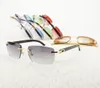 Винтажные солнцезащитные очки без оправы мужчины роскошные бокалы картера Большой квадратные солнцезащитные очки для вождения и рыбалки в стиле ретро 6000729