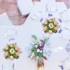 Decorative Flowers Spring Candle Rings Handmade Wreaths Artificial Holder For Wreath Window Wall Carpet