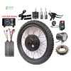 Polijsters ebike Electric Bicycle Conversion Kit 72V 8000W 500W 3000Wリアハブモーターエンデューロサンリングルホイールエビケ