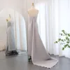 アラブクリスタルグレイは、女性のためのシャロンドバイイブニングドレス結婚式のミディフォーマルパーティーガウンの足首の長さss415 mal