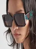 Okulary przeciwsłoneczne moda fajna zielona żółw kwadrat Kobiety dla dużych okularów przeciwsłonecznych modne duże ramy mężczyźni shadesnglassussunglasses9538248