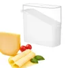 Storage Bottles Sliced Cheese Container Portable With Flip Lid Cookie Holder Keeper Transparent Food Grade Refrigerator