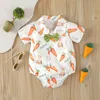 Kleding Sets Tiaobug 2 Stuks Baby Baby Jongens Leuke Pasen Outift Print Korte Mouw Romper En Jarretel Shorts Set