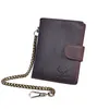 Wallets Cattle Male Real Leather Luxury Fashion Design Large Capacity Vertical Standard Wallet Snap Purse For Men 515-b