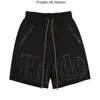 Diseñador pantalones cortos para hombre rhude quinto conjuntos para hombre pantalones de chándal moda suelta y cómoda ser popular 2024 nuevo gimnasio de verano