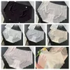 Women's Panties Solid Color Ice Silk Seamless Soft Smooth Ultra Thin Middle Waist Briefs Breathable Cotton Crotch For Female