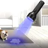 Lâmpada de desinfecção ultravioleta led lanterna ultravioleta 51 leds 395nm tra violeta tocha luz detector de luz negra para urina de cachorro pet stai ote2w