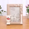 Frame Roze Cartoon Baby Olifant Giraffe Fotolijst Kinderslaapkamer Ornament Tafel Fotolijst Home Decoratieve Kinderen Verjaardag Gif