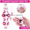 Party Favor Printing Chapstick Holder Keychain Portable Lipstick Pouch For Girl Gift Drop Delivery Home Garden Festive Supplies Event Dhezy