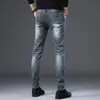 Coréen hiver jean pour hommes 2022 Cfort Flex mince luxe Fi hommes vêtements de créateurs corée maigre petit ami jean a42M #