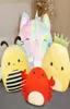 25cm Plush Toys Stuffed Animals Soft Bee Pig Dolls Colorful Home Decoration Birthday Gifts High Quality7087340