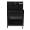 Çekmeceler Frontier 24inch 5Drawer Rolling Aracı Göğüs ve Dolap Combo, Çelik, Siyah Depolama Organizer Çekmece Bölücü Gabinete Cajonera