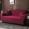 Stol täcker fyra säsonger Solid Color Stretch SOFA Cover Bench Cushion Slipcovers High Elastic Furniture Protector avtagbar heminredning