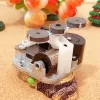 Boxes DIY Music Box Mechanism With Three Rotating Magnets Ballet Musical Movement Christmas gifts Unusual
