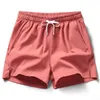 Herenshorts Sport voor heren Dames Dunne hardloopijszijde strandbroek Sneldrogend en ademend 3/4 kort