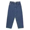 Jeans masculinos streetwear jnco y2k calças hip hop desenhos animados gráfico bordado baggy homens mulheres harajuku cintura alta calças largas