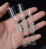 High Quality Quartz Tip Domeless Quartz Nail 10mm 14mm 18mm Inverted Nail for Collectors Kit 100% Quartz Nail2141276