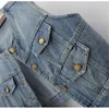 Damen Tanks Frühling Herbst O Neck Denim Weste Frauen Koreanische Student Cowboy Ärmellose Jacke Mantel Vintage Dünne Kurze Jean Weste weiblich