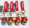 Fashion Cute Anime designs 3D Jewelry KeyChain Different Design PVC Key Ring Accessories 182901
