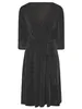 Elegancka wiosenna sukienka wiosenna w rozmiarze Kobieta Kobieta z długim rękawem czarny brokat koktajl sukienka formalna wieczorna sukienka na noc 240412