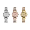 Live Broadcast Full Diamond Roman Women's Quartz Bracelet Watch