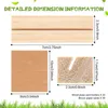 Dekorativa blommor 30 stycken träskylt hållare trä bord nummer står kort med papperskort för bröllopsceremoni födelsedagsfest