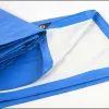 Filets bleu blanc PE bâche couverture jardin fleur meubles imperméable tissu tente animal maison blindage moto bâche pour la voiture