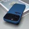 Voor iphone 15 pro MAX 14 13 12 11 xr soft shell Minimalistisch Engels alfabet Schokbestendig Telefoon Case achterkant F0018