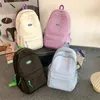Backpack Multi Pocket Female -college Student Cute School Torby dla nastoletnich dziewcząt Nylon Laptop Women Lady Travel Book Bag