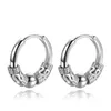 Hoop Huggie Mens Small Ring Earrings Womens fashionabla retro Philippe örhängen Silver smycken vackra gåvor 240326