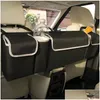 Car Organizer High Capacity Adjustable Storage Box Backseat 4 Bag Trunk Mti-Use Oxford Seat Back Organizers Accesories Drop Delivery A Otge9