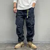 American Streetwear Paint Spot Skate Cargo Pants Men kläder Japanese Harajuku Straight Casual Byxor Korean Tactical Pants 42WM#