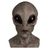 Masks Alien Mask for Adults | Realistic Costume | Creepy Cosplay Head | Full Face Party Mask Beige Fits All Free Freight