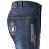 bruce&shark New Summer Men Jeans Stretch Cott Straight Style Casual Fi Denim Jeans men's pants Super Quality big size 42 b6RD#