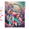 Stitch 2023 New Diamond Embroidery Dream Catcher Fantasy Landscape 5D Diamond Painting Feather Flower Mosaic Cross Stitch Home Decor