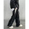 Männer Streetwear Chic Cargo Koreanische Harajuku Casual Parachute Tech Hosen für Frauen Jogginghose Breite Bein Jogger Hosen Kleidung a43f #