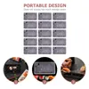 Sortez des conteneurs 25 PCS Takeaway Box Sushi Veggie Tray Aliments avec couvercles PLUS PLUS PRAST