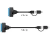 USB3.1 till SATA Easy Drive Cable Type-C USB3.0 Två-i-en hårddiskadapterkabel 50 cm